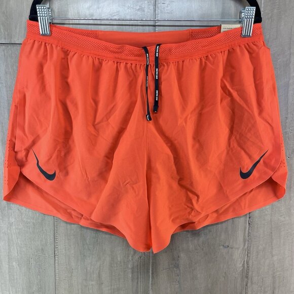Nike AeroSwift Dri-Fit ADV 4” Lined Running Shorts Red Men's Large FN3352-696 - Picture 1 of 7